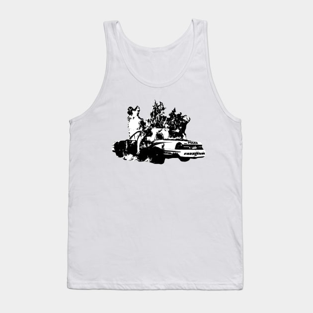 Burning Car - 1312 Tank Top by Vortexspace